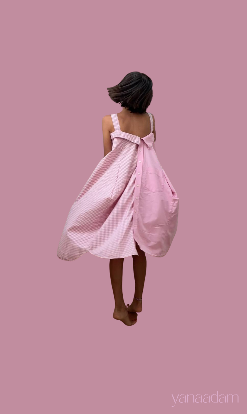pink dress